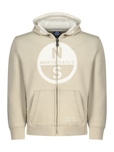 NORTH SAILS CHILDREN'S BEIGE ZIP-UP SWEATSHIRT