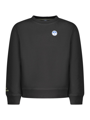 NORTH SAILS CHILDREN'S BLACK ZIP-UP SWEATSHIRT