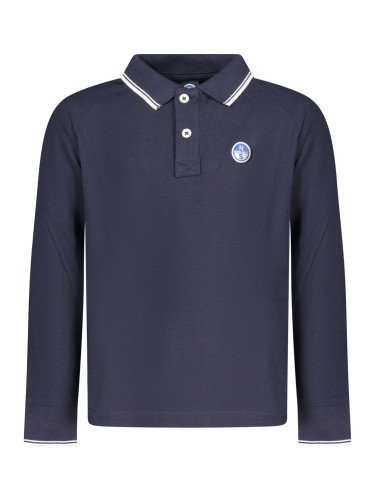 NORTH SAILS KIDS' LONG-SLEEVED POLO SHIRT, BLUE