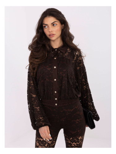 Shirt-MI-KS-C239.78-dark brown