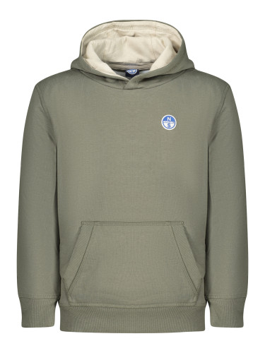 NORTH SAILS CHILDREN'S ZIP-UP SWEATSHIRT, GREEN