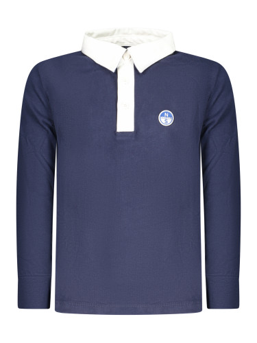 NORTH SAILS KIDS' LONG-SLEEVED POLO SHIRT, BLUE