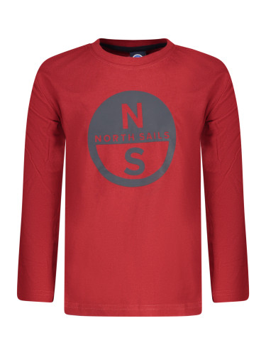NORTH SAILS KIDS' LONG-SLEEVED T-SHIRT, RED