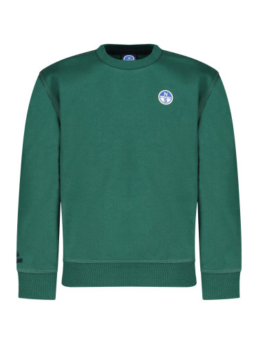 NORTH SAILS CHILDREN'S ZIP-UP SWEATSHIRT, GREEN