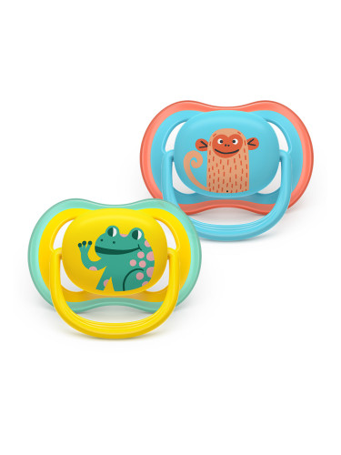 Залъгалки Ultra Air Philips AVENT 18м+ маймунка/жаба 2 бр момче