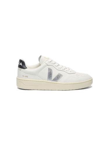 Veja V-90 Leather White VD2020910A Жени - Спортни обувки Veja - Бял - VD2020910A-4 - Size: 4
