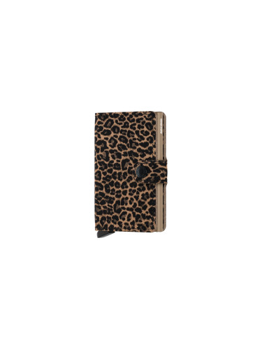 Secrid Miniwallet Leo Beige Unisex - Портфейли Secrid - Кафяв - MLe-Beige-One-size - Size: One size