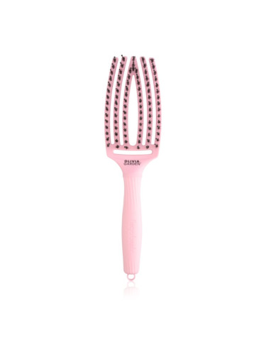 Olivia Garden Fingerbrush ThinkPink Boar & Nylon Jaipur Rose Четка за коса 1 бр.