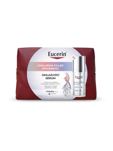 Eucerin Hyaluron-Filler Epigenetic подмладяващ серум козметична чантичка