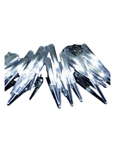 Коледна украса, тип висулки 3м + кабел 1.5м, 20LED, студено бял, IP20