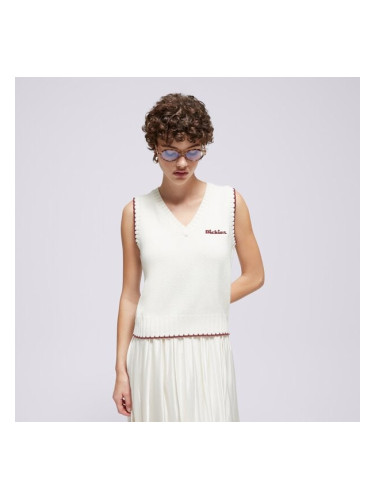 Dickies Елек Slayden Sweater Vest W дамски Дрехи Елеци DK0A87P2C481 Бял