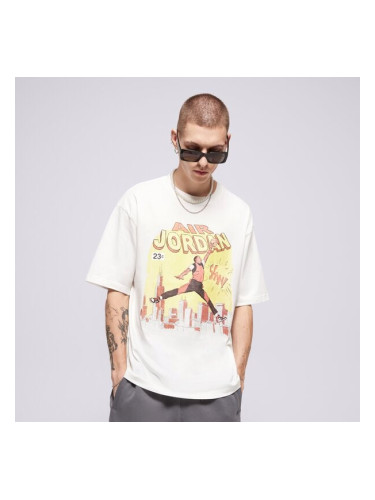 Jordan Тениска M J Nc Comic Ss Crew мъжки Дрехи Тениски IF0784-100 Бял