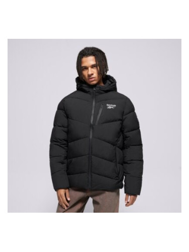 Reebok Яке Зимно Stretch Puffer Jacket мъжки Дрехи Зимни якета OMRB1567_BLACK Черен