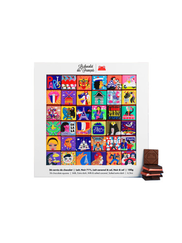 Франция: шоколадови плочици в четири вкуса