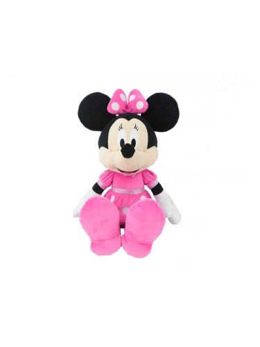 Плюшена играчка Мини Маус с розова рокличка, 65 см