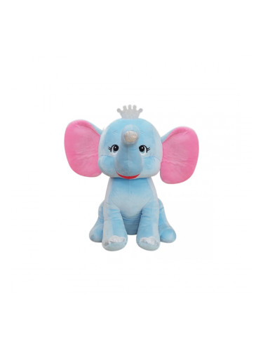 Плюшено слонче Тара, син, 28 см