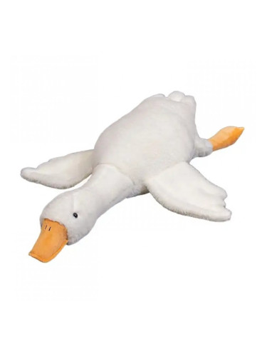 Плюшена гъска, бяла, 45 см
