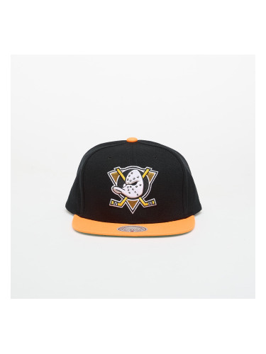 Шапка Mitchell & Ness NHL Team 2 Tone 2.0 Snapback Anaheim Ducks Black/ Orange Universal