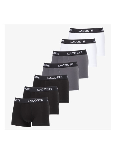 LACOSTE Trunks Underwear 7-Pack Black/ White-Font L