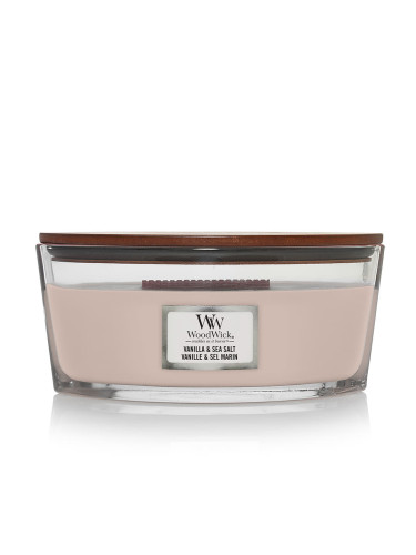 Woodwick Elipse Candle Vanilla & Sea Salt Universal