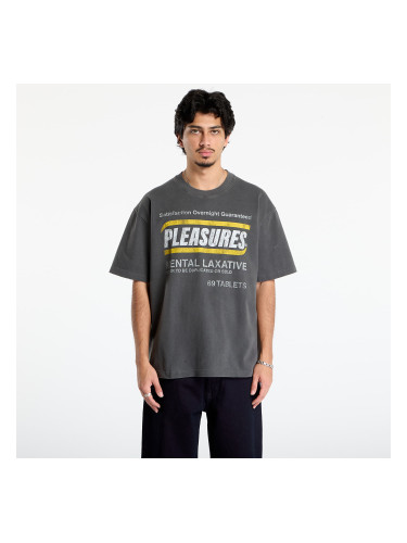 Тениска PLEASURES Relief Heavyweight Shirt Faded Black L