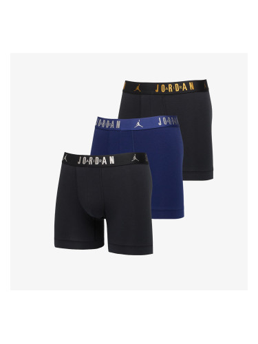 Боксерки Jordan Flight Cotton Core 3-Pack Black/ Gold L