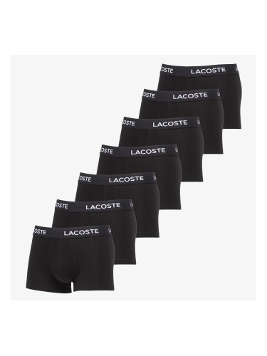 LACOSTE Trunks Underwear Black 7-Pack M