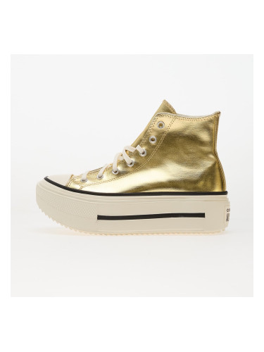 Сникърси Converse Chuck Taylor All Star Lift Double Stack Metallic Gold/ Egret/ Black EUR 36.5