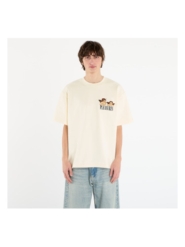 Тениска PLEASURES Dynamic Short Sleeve Crewneck Ecru M