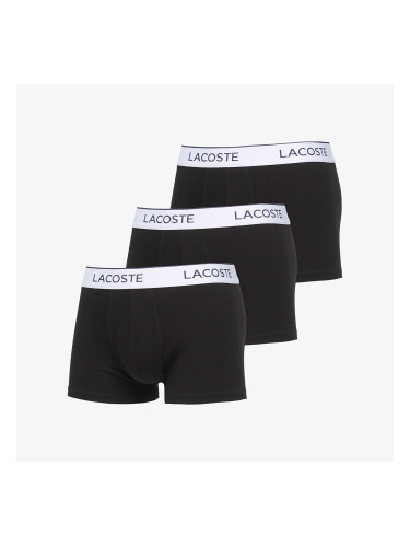 LACOSTE Trunks Underwear 3-Pack Black L