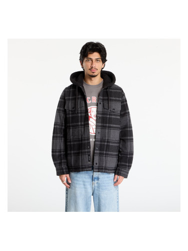 Яке Vans Piedmont Hooded Plaid S Black/ Asphalt XL