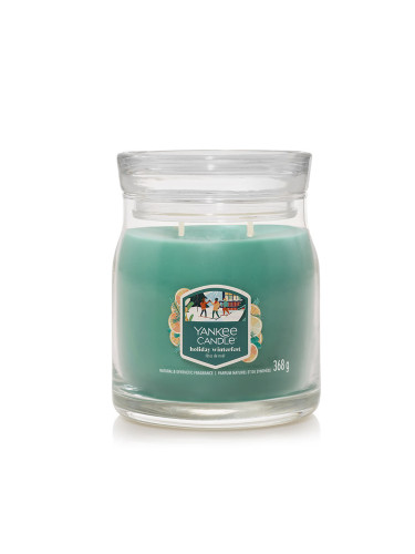 Yankee Candle Signature Medium Jar 2 Wicks Holiday Winterfest Universal