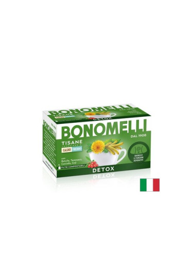 Билков чай Детокс - Пречистване и метаболитен баланс, 16 пакетчета | Bonomelli