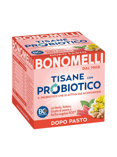 Билков чай с пробиотик за храносмилателната система 10 филтърни пакетчета | Bonomelli