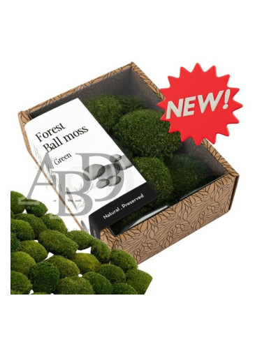 Премиум Mini Ball скандинавски мъх светло зелен 0.200 г