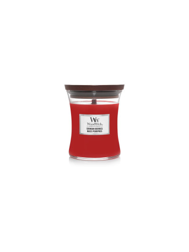 Woodwick Small Hourglass Candle Crimson Berries Universal