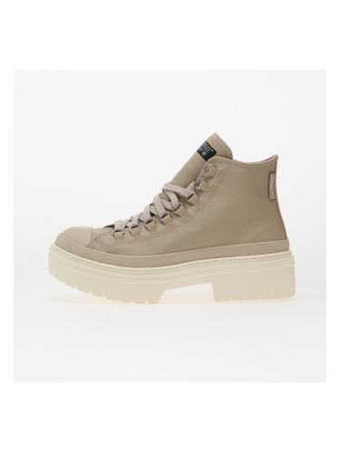 Converse Chuck Taylor All Star Lugged Heel Platform Waterproof Leather Hi Papyrus/ Papyrus/ Egret 6
