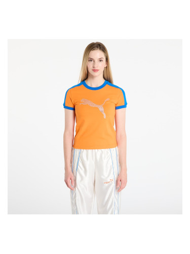 Тениска Puma x FENTY T7 Slim Tee Rickie Orange L