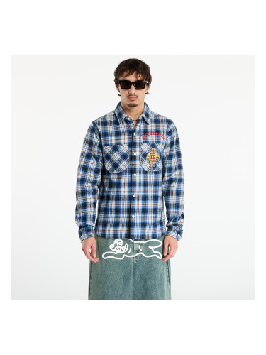 Риза Billionaire Boys Club Icecream Mascot Check Ls Shirt Blue Check L
