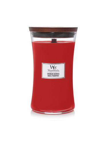 Woodwick Large Hourglass Candle Crimson Berries Universal