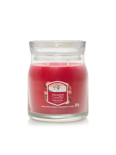 Yankee Candle Signature Medium Jar 2 Wicks Santa On Skis Universal