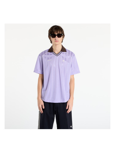 Тениска adidas x Wales Bonner Football T-Shirt UNISEX Light Purple M