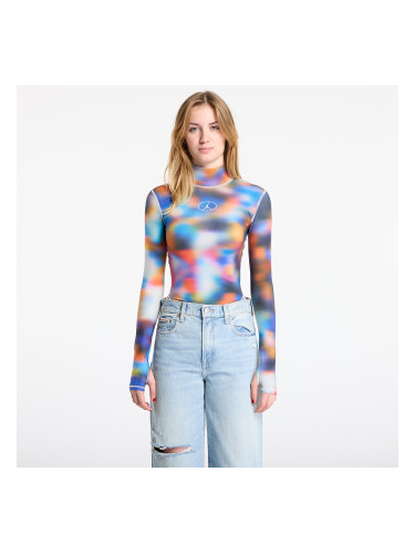 Jordan Flight Mountainside Women's Printed Long-Sleeve Bodysuit Pure Platinum M