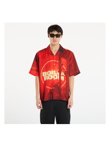 Риза PLEASURES x Boiler Room Venue Button Up Red L