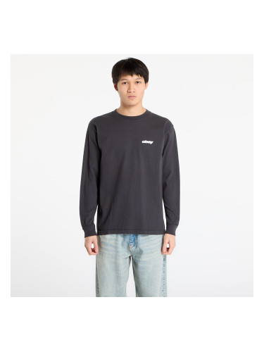 Тениска OBEY Star Long Sleeved T-Shirt. Pigment True Vintage Black L