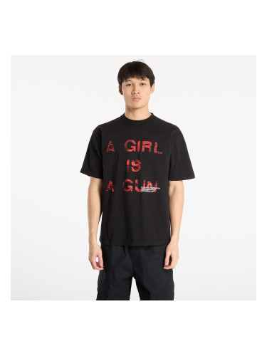 Тениска PLEASURES x FOOTSHOP EXCLUSIVE - G.I.A.G. T-Shirt Black L