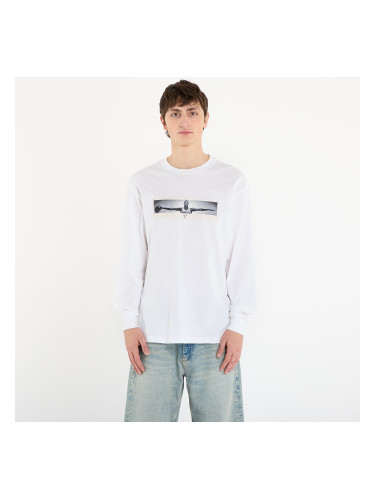 Тениска Jordan Men's Long-Sleeve Crew-Neck T-Shirt White/ Black M
