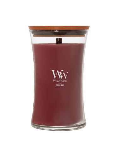 Woodwick Large Hourglass Candle Rouge Oud Universal