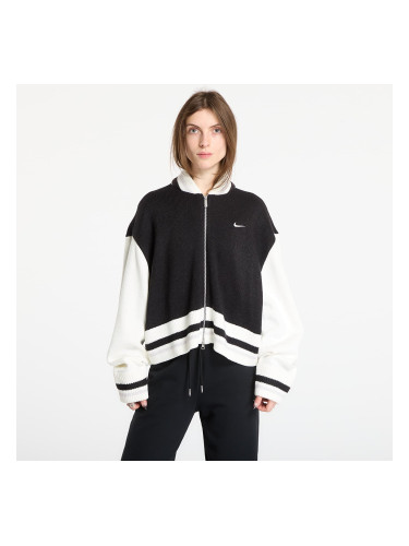 Пуловер Nike Sportswear Women's Cardigan Black/ Sail/ Vast Grey/ Sail M