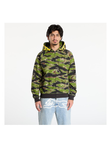 Суитшърт Billionaire Boys Club Icecream Smiley Tiger Stripe Full Zip-Through Hood Camo S